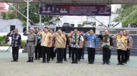 Apel gabungan pegawai Pemko Batam. Foto﻿:Diskominfo