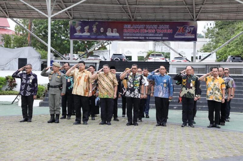 Apel gabungan pegawai Pemko Batam. Foto﻿:Diskominfo
