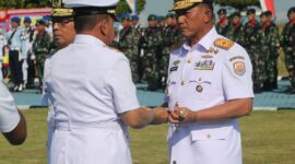 Sertijab Danlantamal IV Batam, Jumat (3/1). Foto:Diskominfo