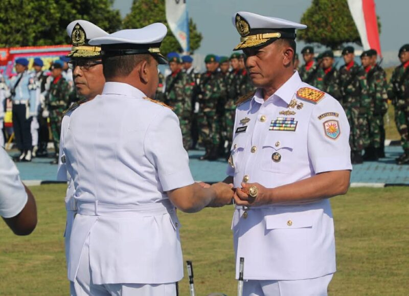 Sertijab Danlantamal IV Batam, Jumat (3/1). Foto:Diskominfo