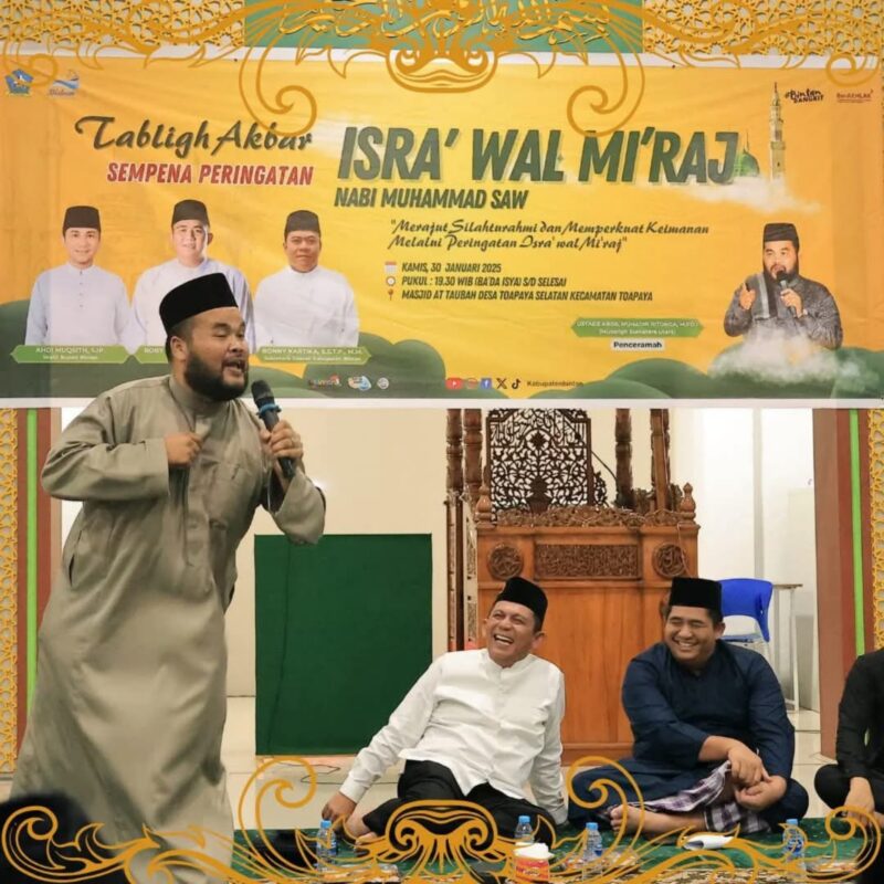 Isra Miraj Pemkab Bintan Bintan, Kamis (30/1). Foto:Dok/Istimewa