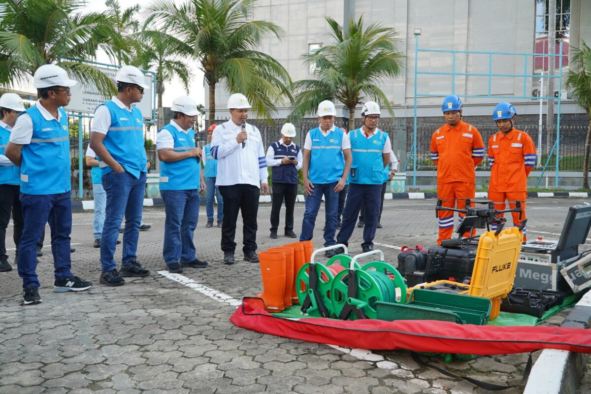PLN Batam gelar apel gabungan. Foto:Istimewa