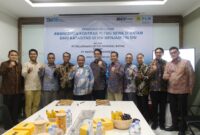 PT PLN Batam dan PT Maxpower Indonesia  menandatangani amandemen kontrak untuk Pembangkit Listrik Tenaga Mesin Gas (PLTMG) sewa di Batam. Foto;Dok/PLN