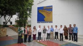 Ketua Apindo Kepri tengah dan BP Batam serta pengusaha Italia beberapa hari lalu. Foto:Dok/BP