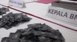 Liquid vape bermerk Ricard Mille yang diketahui mengandung obat keras berjenis etomidate, yang berhasil diungkap Ditresnarkoba Polda Kepri, Kamis (23/1/2025). Matapedia6.com/Luci