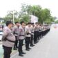 Kasat Samapta Polresta Barelang, AKP Satri Putra, pimpin apel siaga personel pengamanan libur panjang Isak Mi'raj dan Imlek di Batam, Senin (27/1/2025). Matapedia6.com/Dok Polresta