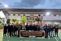 Karutan Batam tengah usai razia dan tes urine warga binaan. Foto:Rutan