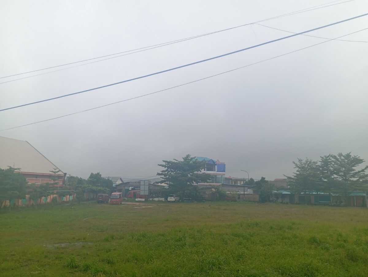 Kondisi cuaca di kota Batam, Kepulauan Riau, Sabtu (11/1). Foto:matapedia
