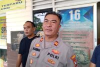 Kapolsek Sagulung Iptu Rohandi didampingi Kanit Reskrim Polsek Sagulung, Iptu Husnul Faikar pada wartawan, Rabu (22/1/2025). Foto:matapedia