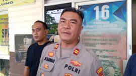 Kapolsek Sagulung Iptu Rohandi didampingi Kanit Reskrim Polsek Sagulung, Iptu Husnul Faikar pada wartawan, Rabu (22/1/2025). Foto:matapedia