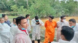 DPRD Batam sidak ke lokasi buaya lepas di Pulau Bulan, Rabu (15/1). Foto:Dok/DPRD