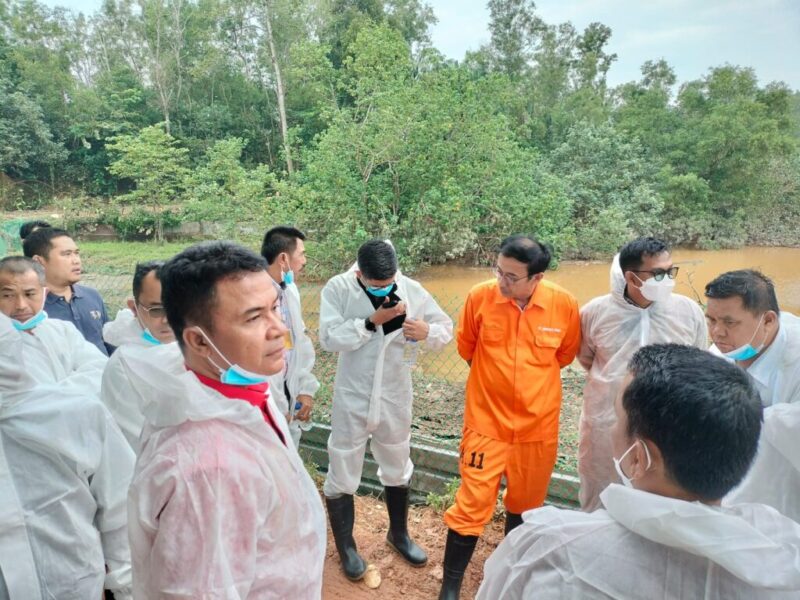 DPRD Batam sidak ke lokasi buaya lepas di Pulau Bulan, Rabu (15/1). Foto:Dok/DPRD