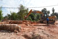 BP Batam melalui Ditpam tertibkan tambang pasir ilegal di Nongsa. Foto:Humas BP