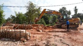 BP Batam melalui Ditpam tertibkan tambang pasir ilegal di Nongsa. Foto:Humas BP