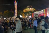 Polresta Barelang lalukan pengamanan ketat  acara Malam Puncak Jam Gadang Fest 2025  di Alun-Alun Engku Putri, Batam, Sabtu (8/2/2025). Matapedia6.com/Dok Humas Polresta