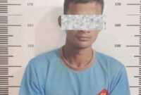 Tersangka penusukan remaja di amankan Polsek Sagulung. Foto:Dok/ Polsek