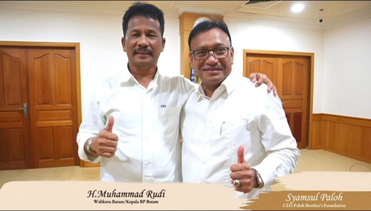 Syamsul bersama Rudi beberapa hari lalu. Foto:Dok/Ist