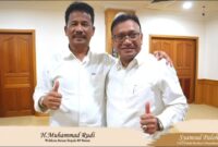 Syamsul bersama Rudi beberapa hari lalu. Foto:Dok/Ist