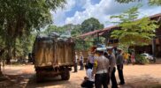 Satlantas Polresta Barelang sidak truk sampah di TPA Punggur, temukan banyak truk membawa muatan melebihi kapasitas, Senin (17/2/2025). Matapedia6.com/Dok Humas Polresta Barelang