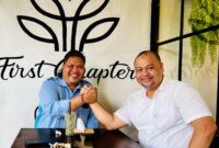 Gibran Center dan Kabag Humas BP Batam. Foto:Ist