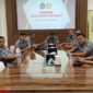 Kalapas Batam bersama jajaran mengikuti arahan Dirjenpas melalui virtual, Senin (17/2). Foto:Dok/Lapas