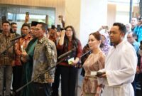 Amsakar dan Li Claudia resmi dilantik sebagai Kepala BP dan Wakil Kepala BP Batam, Kamis (20/2). Foto:Dok/Humas