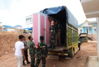 BP Batam bantu pergeseran warga ka rumah baru di Tanjung Banun. Foto:Humas BP