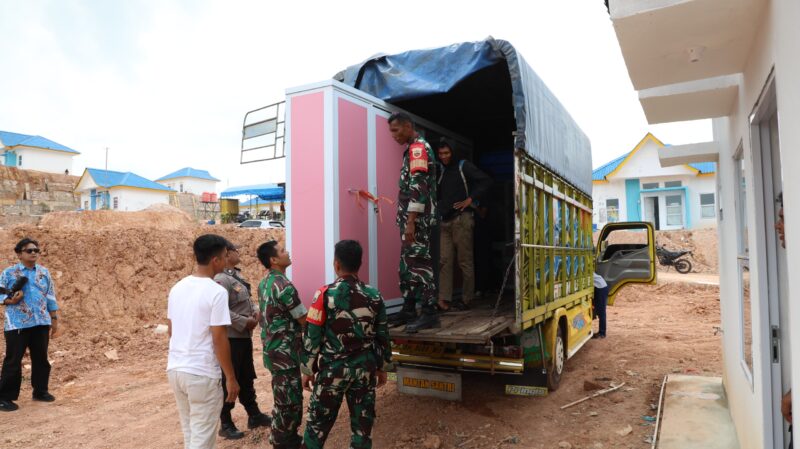 BP Batam bantu pergeseran warga ka rumah baru di Tanjung Banun. Foto:Humas BP