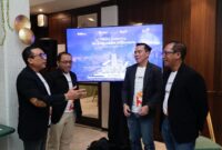 (Dari kiri ke kanan) VP Corporate Communication Telkom Andri Herawan Sasoko, CEO BigBox AI Agus Laksono, Direktur Digital Business Telkom Muhamad Fajrin Rasyid, dan EVP Digital Business & Technology Telkom Komang Budi Aryasa. Foto:Telkom