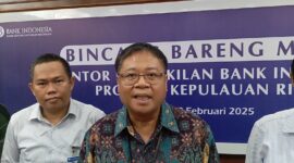 Kepala BI Kepri Rony Widijarto P, Kamis (20/2). Foto:Rega/matapedia