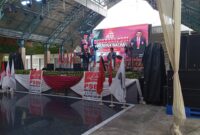 Ketua PSBI wilayah Batam Wendi Simbolon saat memberikan kata sambutan di acara syukuran awal tahun 2025 di Pakuba Tembesi Batam, Minggu (23/2/2025). Matapedia6.com/Luci