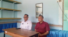 Kakanwil Pemasyarakatan Kepri Aris dan Kalapas Batam, Kamis (27/2). Foto:matapedia