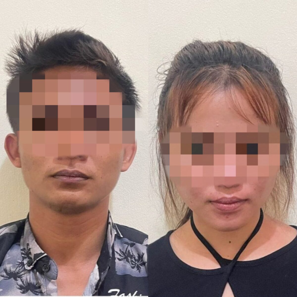 Sepasang kekasih yang ditangkap Ditresnarkoba Polda Kepri diduga terlibat dalam peredaran narkotika di Batam. Matapedia6.com/ Dok Ditresnarkoba
