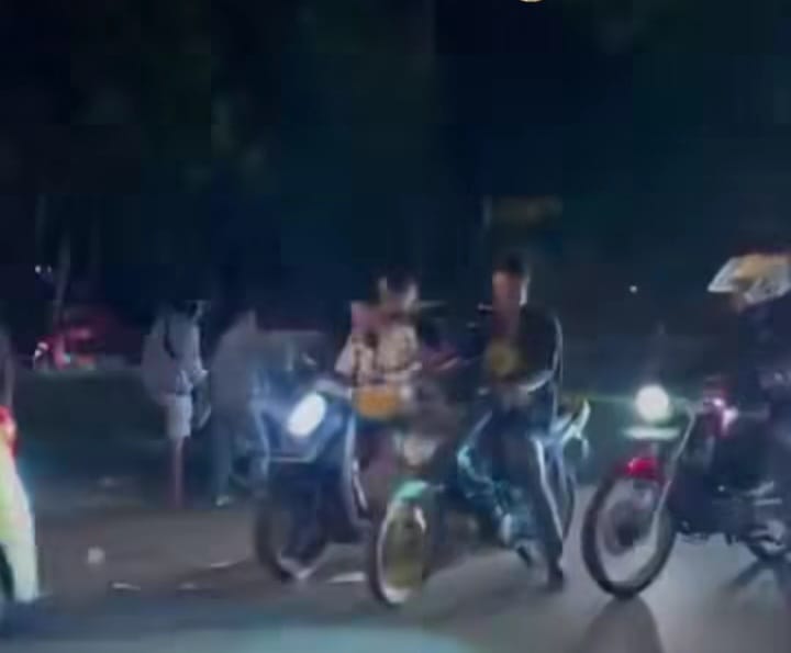 Kondisi arus lalu lintas saat kecelakaan di wilayah Tiban, Sekupang Kota Batam, Sabtu (1/3/2025). Matapedia6.com/ Istimewa