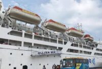 Kapal Pelni saat sandar di pelabuhan Batuampar Kota Batam, untuk menurunkan dan menaikkan penumpang beberapa waktu lalu. Matapedia6.com/Istimewa