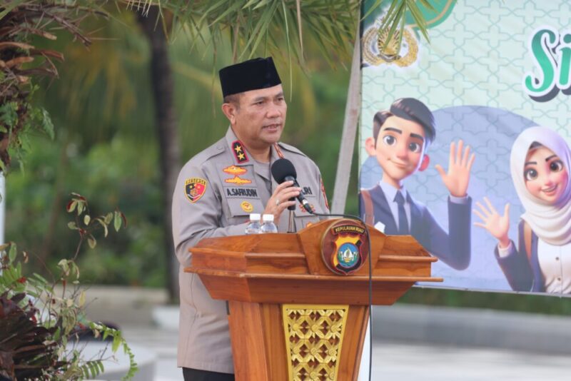 Kapolda Kepri Irjen Pol Asep Syafrudin saat memberikan sambutan disalah satu kegiatan Polda Kepri, Matapedia6.com/ Dok Humas Polda Kepri