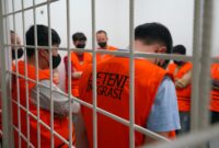 26 WNA yang diamankan Imigrasi karena melanggar Keimigrasian. Foto:Dok/Imigrasi Batam