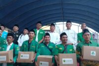 GP Ansor Kepri santuni anak yatim dan buka puasa bersama, Jumat (14/3). Foto;Indra-matapedia