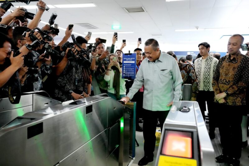 Peluncuran QRIS TAP Bank Indonesia, Jumat (14/3). Foto:matapedia/BI