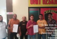 Pelaku dan korban kerusuhan di Bengkong pilih jalur berdamai setelah aksi kerusuhan yang terjadi di bengkong pada Sabtu (29/3/2025). Matapedia6.com/Dok Polsek Bengkong