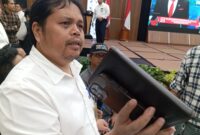 Kepala Dinas Bina Marga dan Sumber Daya Air (DBMSDA) Kota Batam Suhar. Foto:rega/matapedia