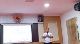 Karutan Batam Fajar saat sambutan buka puasa bersama, Rabu (19/3). Foto:matapedia