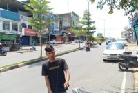 Lokasi keributan di Simpang empat Bengkong, Kota Batam Provinsi Kepri pada Sabtu (29/3/2025) malam.Matapedia6.com/Luci