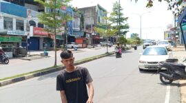 Lokasi keributan di Simpang empat Bengkong, Kota Batam Provinsi Kepri pada Sabtu (29/3/2025) malam.Matapedia6.com/Luci