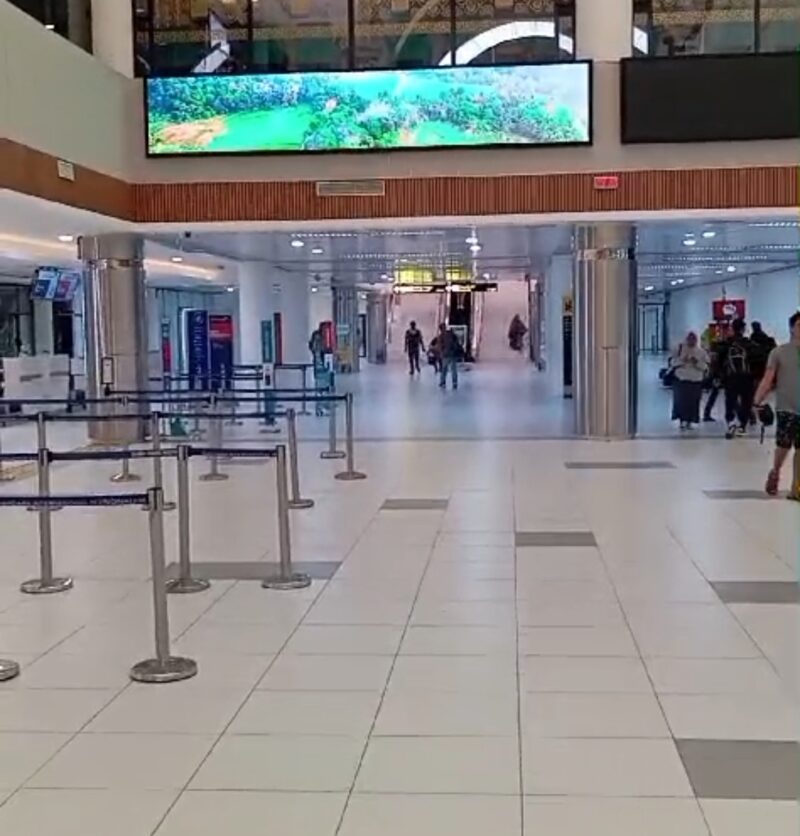 Situasi di Bandara Hang Nadim Batam beberapa hari yang lalu. Foto:Dok/matapedia