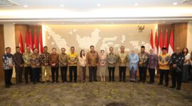 Pimpinan DPRD Batam bersama Kepala dan Wakil Kepala BP Batam beberapa hari lalu. Foto;Dok/Sekwan