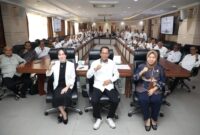 Wali Kota dan Wakil Wali Kota bersama calon kepala dinas. Foto:Dok/MC