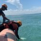 Tim SAR gabungan cari pemancing yang jatuh di Perairan Belakang Padang, Minggu (6/4). Foto:Dok/SAR