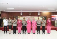 Kapolresta Barelang Kombes Pol Zaenal Arifin foto bersama dengan Kapolsek yang baru saja di Lantik atas jabatan baru yang di dapatkan, Kamis (10/4/2024). Matapedia6.com/Dok Polresta