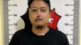 Terduga pelaku saat diamankan Polsek Batu Ampar beberapa hari lalu. Foto:Dok/Polsek